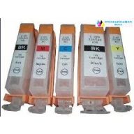 Canon CLI-521C + új chip cyán utángyártott tintapatron