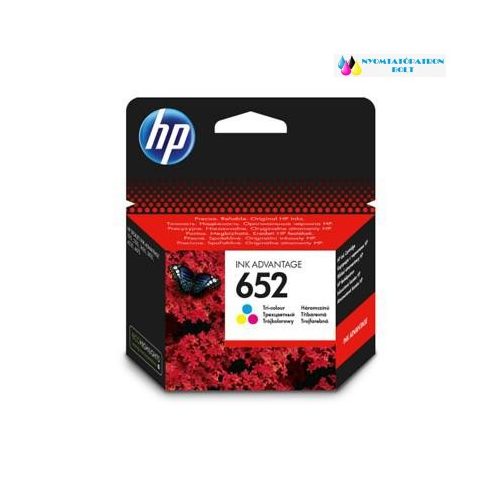 HP 652 színes eredeti tintapatron F6V24AE