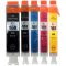 Canon CLI-551 Bk, C, M, Y + PGI-550Bk utángyártott tintapatron multipack 