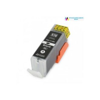 Canon PGI-570 XL [Bk] utángyártott tintapatron chipes