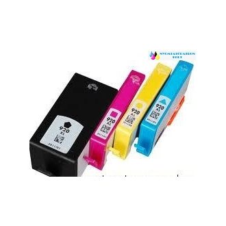   HP 920XL BK fekete utángyártott tintapatron chipes (nagykapacitású)