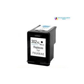 HP 302XL Bk (F6U68AE) utángyártott tintapatron fekete