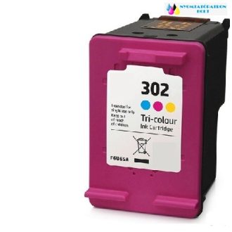 HP 302 (F6U65AE) színes utángyártott tintapatron