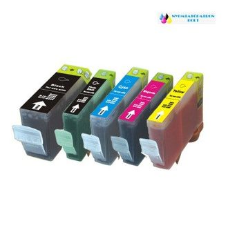   Canon CLI-8/BCI-6/BCI-3 cyan utángyártott tintapatron+új chip