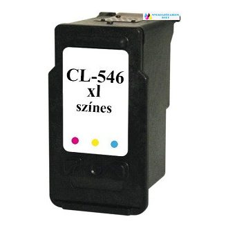   CANON CL-546 XL utángyártott tintapatron színes  nagykapacitású