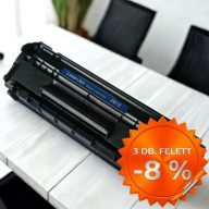 HP Q2612A/Canon FX-10/FX-9 utángyártott toner