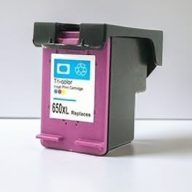 HP 650XL CZ102AE Utángyártott Tintapatron színes