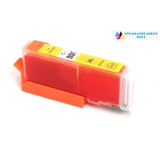 Canon CLI-551Y XL sárga utángyártott chipes tintapatron