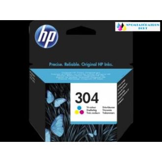 HP 304 színes eredeti tintapatron N9K05AE