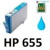 HP 655 XL C CZ110AE utángyártott cyán tintapatron nagykapacitású HP 655 XL C CZ110AE utángyártott cyán tintapatron nagykapacitású